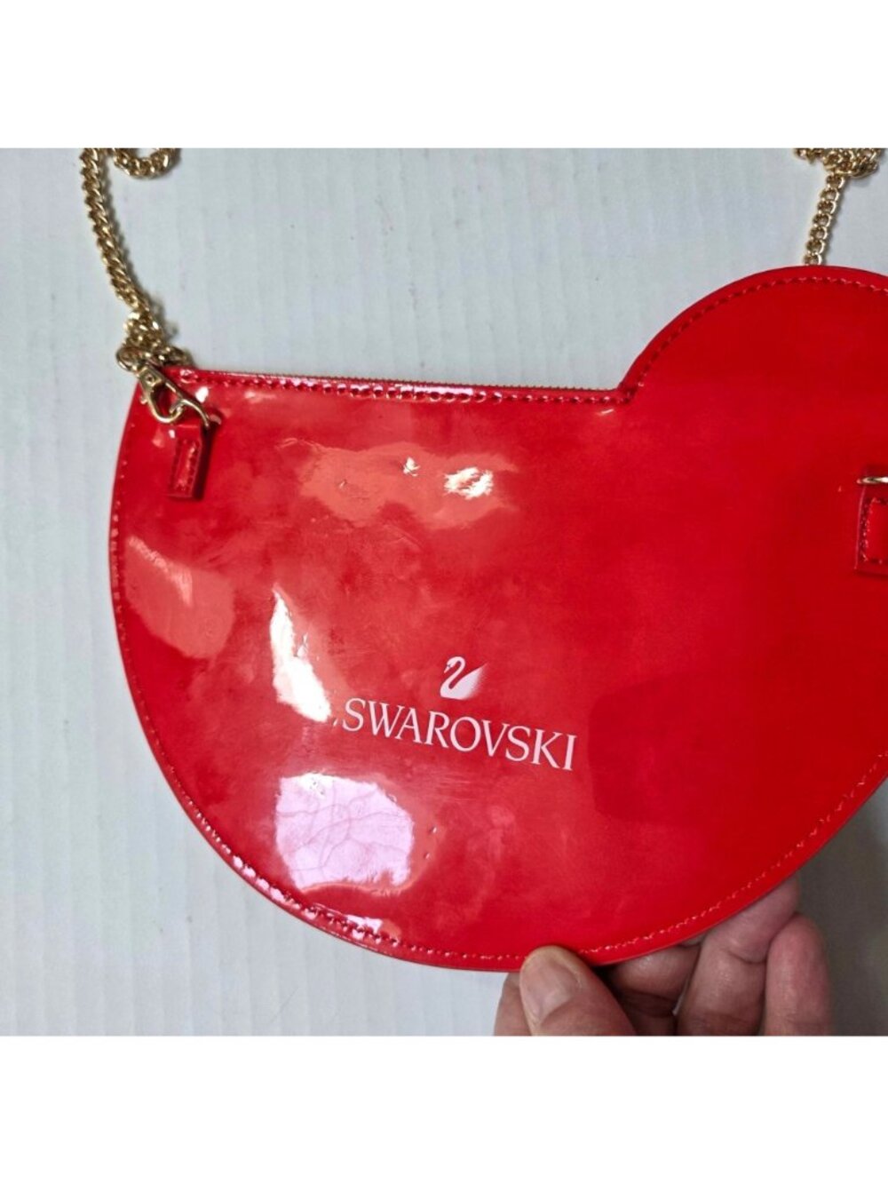 Swarovski Purse Red Colorful Parrot Tropical Cocktail Party Crossbody Bag Clutch - Picture 7 of 14
